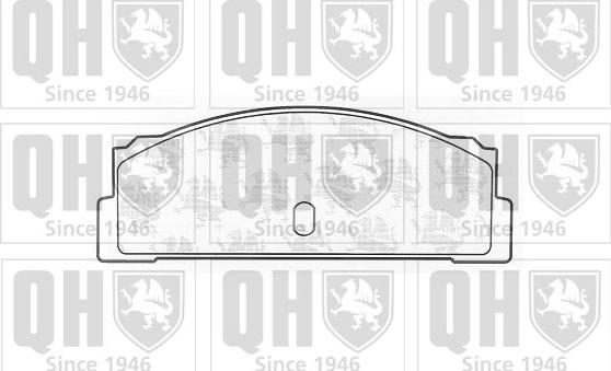 Quinton Hazell BP186 - Bremžu uzliku kompl., Disku bremzes www.autospares.lv