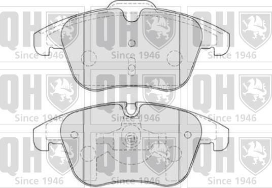 Quinton Hazell BP1809 - Bremžu uzliku kompl., Disku bremzes www.autospares.lv