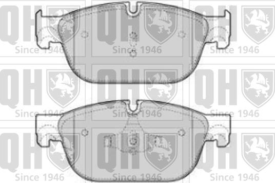 Quinton Hazell BP1810 - Bremžu uzliku kompl., Disku bremzes www.autospares.lv