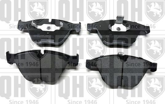 Quinton Hazell BP1398 - Brake Pad Set, disc brake www.autospares.lv