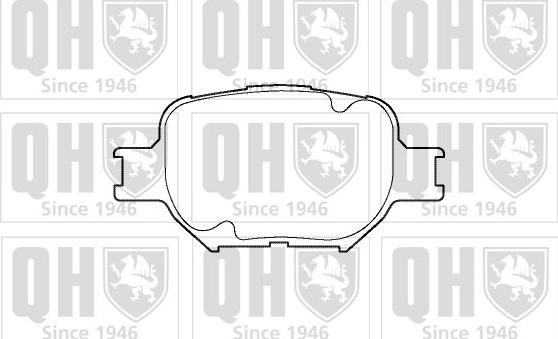 Quinton Hazell BP1349 - Bremžu uzliku kompl., Disku bremzes www.autospares.lv