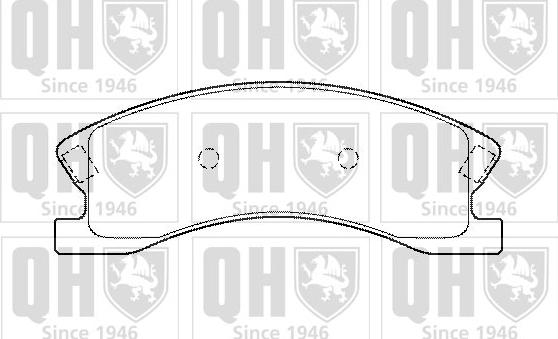 Quinton Hazell BP1369 - Bremžu uzliku kompl., Disku bremzes www.autospares.lv