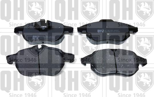 Quinton Hazell BP1366 - Brake Pad Set, disc brake www.autospares.lv