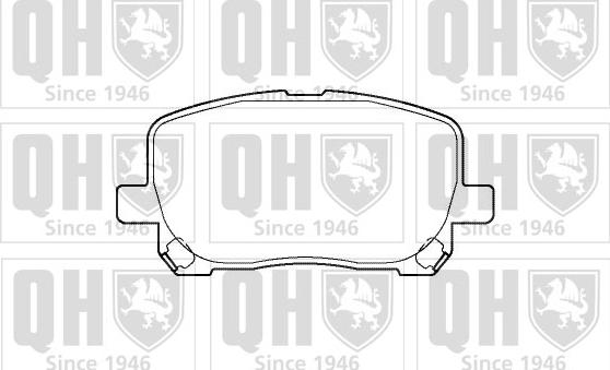 Quinton Hazell BP1368 - Bremžu uzliku kompl., Disku bremzes www.autospares.lv