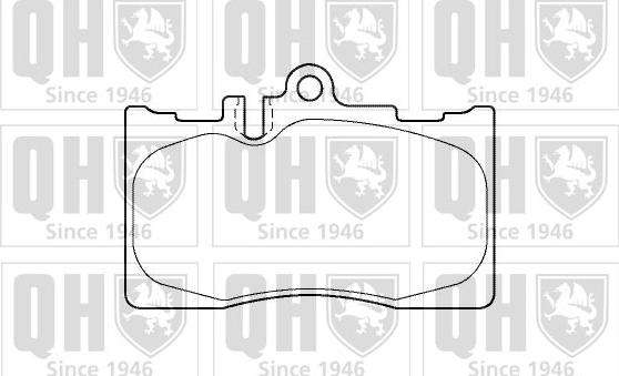 Quinton Hazell BP1367 - Bremžu uzliku kompl., Disku bremzes www.autospares.lv