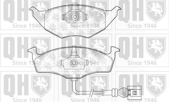 Quinton Hazell BP1300 - Bremžu uzliku kompl., Disku bremzes www.autospares.lv