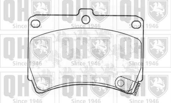 Quinton Hazell BP1331 - Bremžu uzliku kompl., Disku bremzes www.autospares.lv