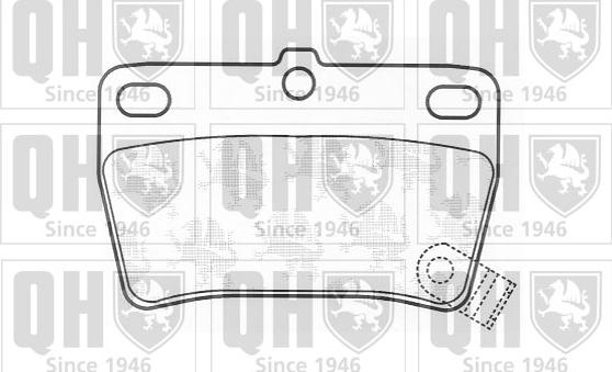 Quinton Hazell BP1333 - Bremžu uzliku kompl., Disku bremzes www.autospares.lv