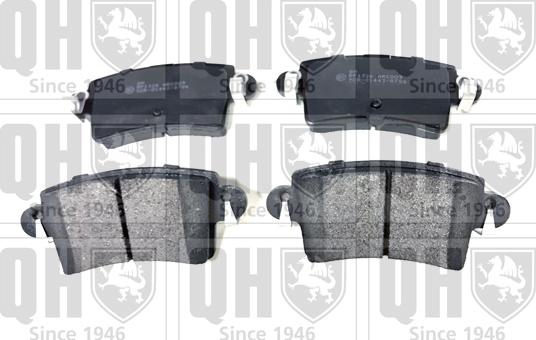 Quinton Hazell BP1326 - Brake Pad Set, disc brake www.autospares.lv