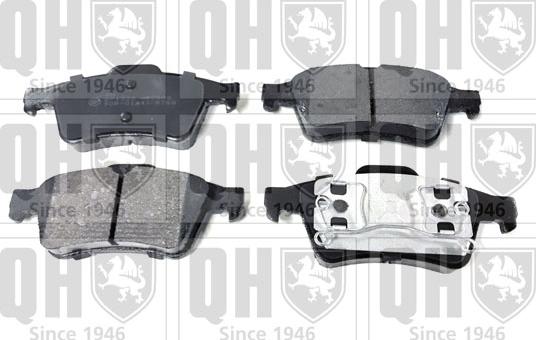 Quinton Hazell BP1322 - Тормозные колодки, дисковые, комплект www.autospares.lv