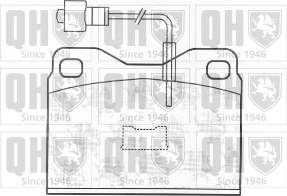 Quinton Hazell BP137 - Тормозные колодки, дисковые, комплект www.autospares.lv