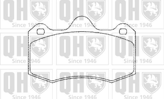 Quinton Hazell BP1298 - Bremžu uzliku kompl., Disku bremzes www.autospares.lv