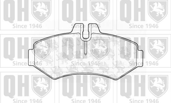 Quinton Hazell BP1246 - Bremžu uzliku kompl., Disku bremzes www.autospares.lv