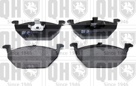 Quinton Hazell BP1208 - Brake Pad Set, disc brake www.autospares.lv