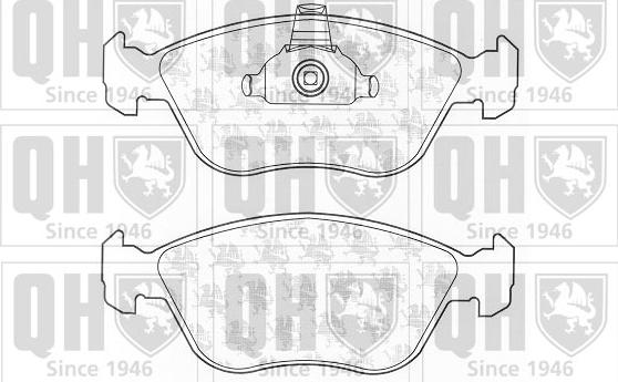 Quinton Hazell BP1203 - Bremžu uzliku kompl., Disku bremzes www.autospares.lv