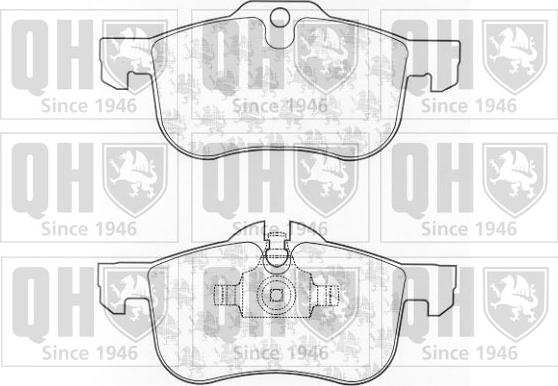 Quinton Hazell BP1216 - Bremžu uzliku kompl., Disku bremzes www.autospares.lv