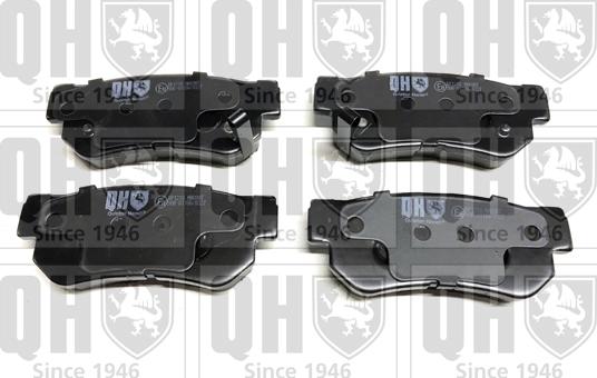 Quinton Hazell BP1218 - Brake Pad Set, disc brake www.autospares.lv