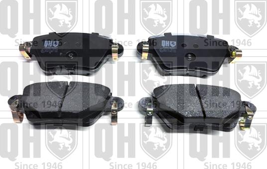 Quinton Hazell BP1282 - Brake Pad Set, disc brake www.autospares.lv