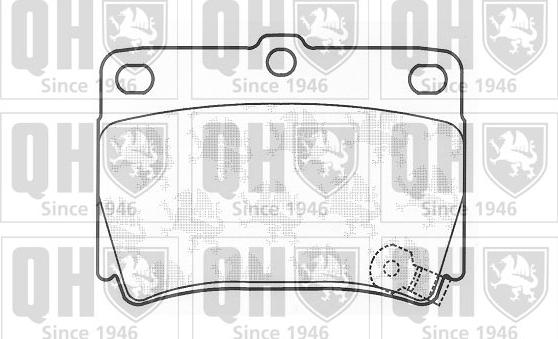 Quinton Hazell BP1230 - Bremžu uzliku kompl., Disku bremzes www.autospares.lv