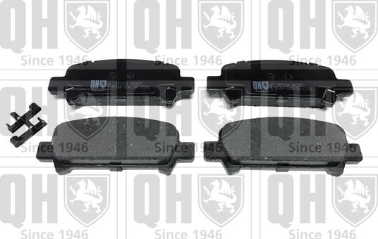 Quinton Hazell BP1233 - Brake Pad Set, disc brake www.autospares.lv