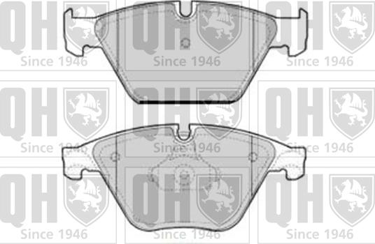 Quinton Hazell BP1755 - Bremžu uzliku kompl., Disku bremzes www.autospares.lv