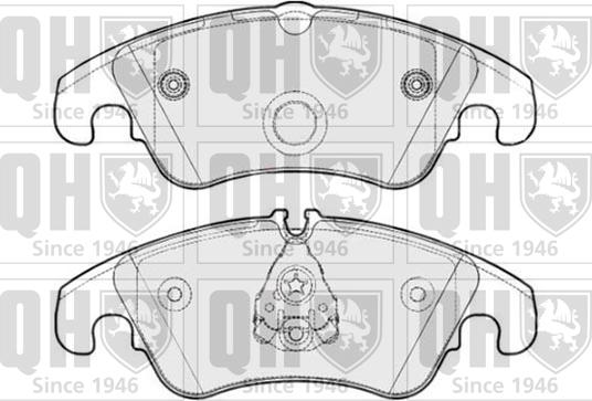 Quinton Hazell BP1757 - Bremžu uzliku kompl., Disku bremzes www.autospares.lv