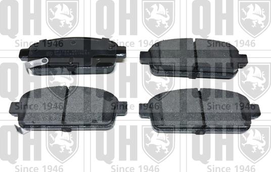 Quinton Hazell BP1764 - Тормозные колодки, дисковые, комплект www.autospares.lv