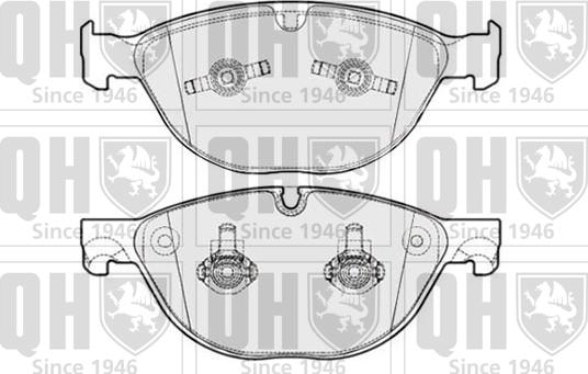 Quinton Hazell BP1780 - Bremžu uzliku kompl., Disku bremzes www.autospares.lv