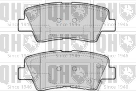 Quinton Hazell BP1777 - Brake Pad Set, disc brake www.autospares.lv