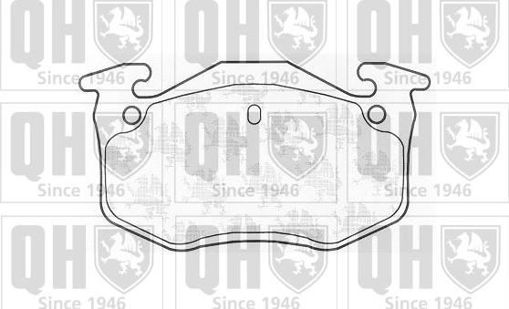 Quinton Hazell BP850 - Bremžu uzliku kompl., Disku bremzes www.autospares.lv