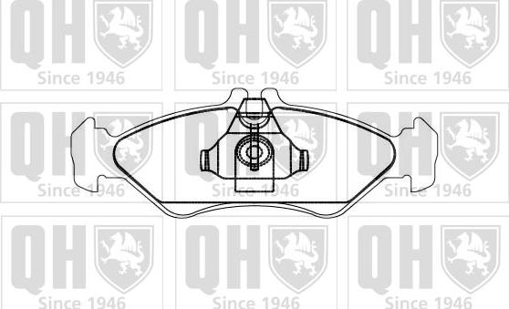 Quinton Hazell BP868 - Bremžu uzliku kompl., Disku bremzes autospares.lv