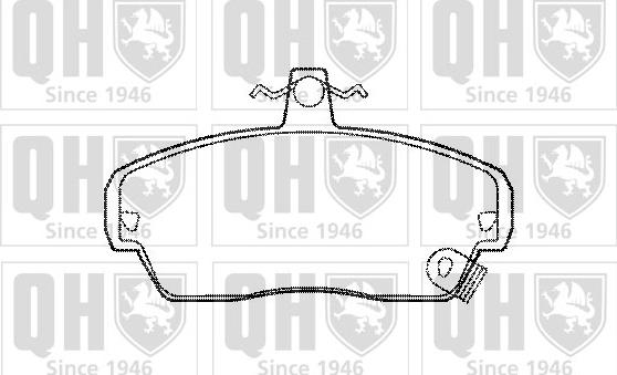 Quinton Hazell BP820 - Bremžu uzliku kompl., Disku bremzes autospares.lv