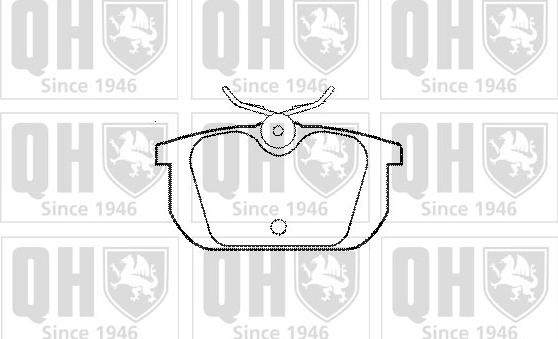 Quinton Hazell BP369 - Brake Pad Set, disc brake www.autospares.lv