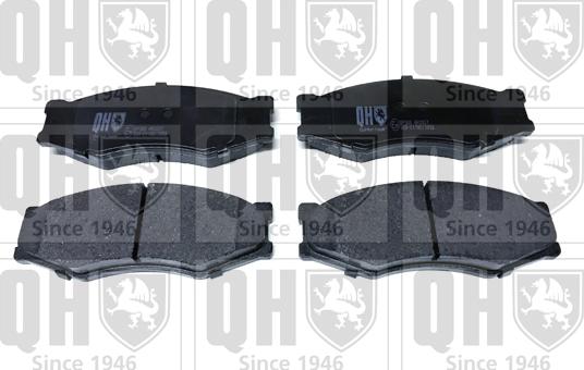 Quinton Hazell BP366 - Brake Pad Set, disc brake www.autospares.lv