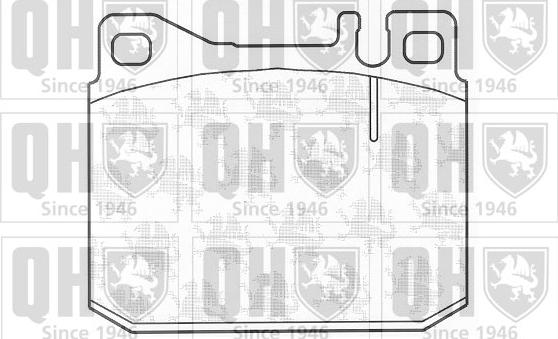 Quinton Hazell BP319 - Bremžu uzliku kompl., Disku bremzes www.autospares.lv