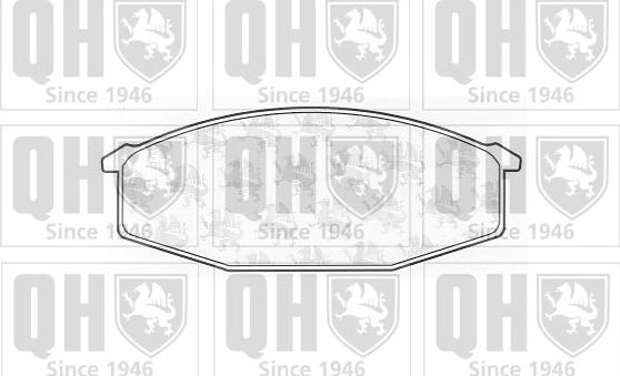 Quinton Hazell BP316 - Bremžu uzliku kompl., Disku bremzes www.autospares.lv