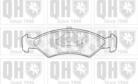 Quinton Hazell BP311 - Bremžu uzliku kompl., Disku bremzes www.autospares.lv