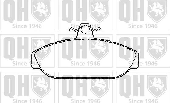 Quinton Hazell BP336 - Bremžu uzliku kompl., Disku bremzes www.autospares.lv