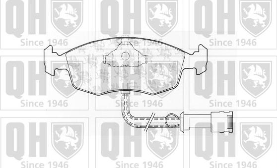 Quinton Hazell BP324 - Bremžu uzliku kompl., Disku bremzes autospares.lv