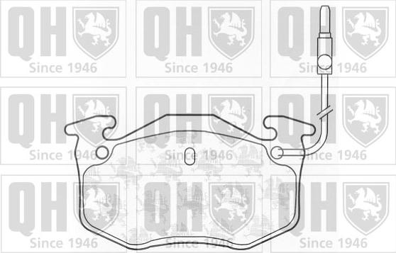 Quinton Hazell BP376 - Bremžu uzliku kompl., Disku bremzes www.autospares.lv