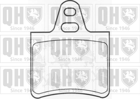 Quinton Hazell BP265 - Bremžu uzliku kompl., Disku bremzes www.autospares.lv