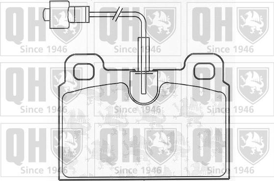 Quinton Hazell BP209 - Bremžu uzliku kompl., Disku bremzes www.autospares.lv