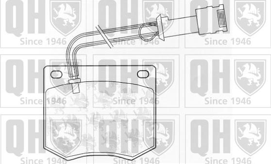 Quinton Hazell BP219 - Bremžu uzliku kompl., Disku bremzes www.autospares.lv