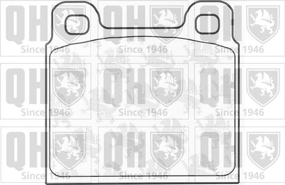 Quinton Hazell BP215 - Bremžu uzliku kompl., Disku bremzes www.autospares.lv