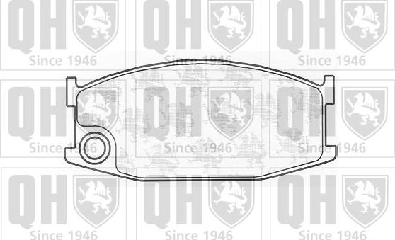 Quinton Hazell BP285 - Bremžu uzliku kompl., Disku bremzes www.autospares.lv