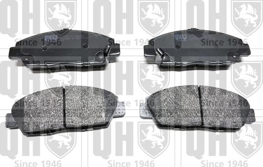 Quinton Hazell BP741 - Brake Pad Set, disc brake www.autospares.lv