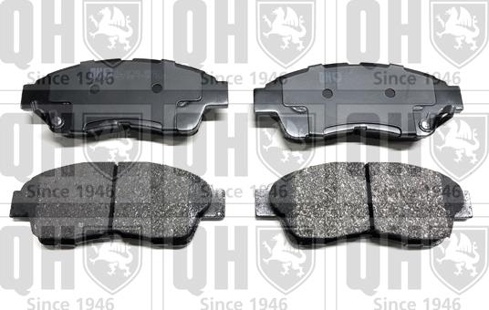 Quinton Hazell BP742 - Brake Pad Set, disc brake www.autospares.lv