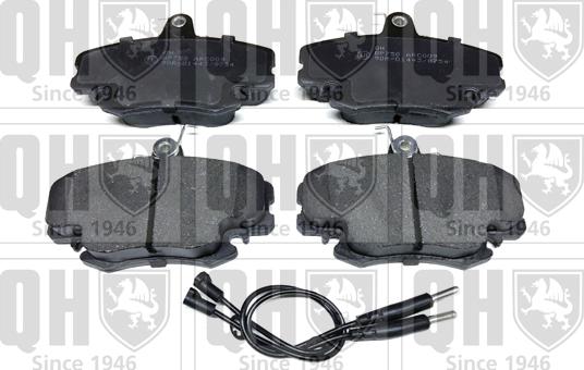 Quinton Hazell BP750 - Brake Pad Set, disc brake www.autospares.lv