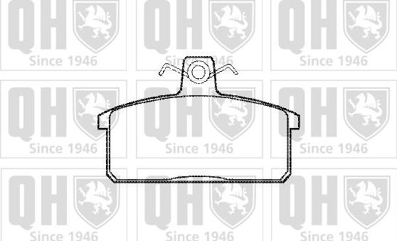 Quinton Hazell BP753 - Bremžu uzliku kompl., Disku bremzes autospares.lv