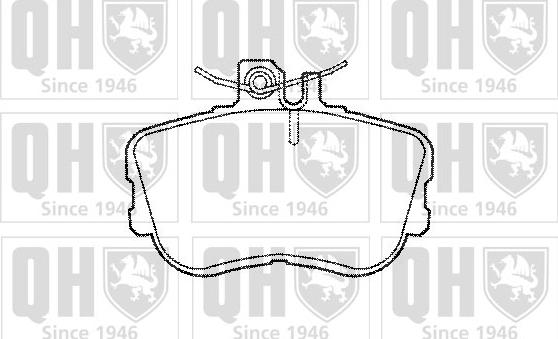 Quinton Hazell BP768 - Bremžu uzliku kompl., Disku bremzes www.autospares.lv